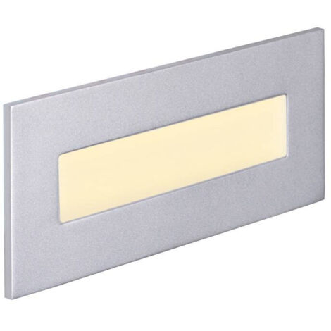 applique murale encastrée - aric baliz 3 - a led - 2.7w - 4200k - gris - aric 50268