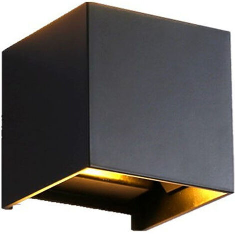 Applique murale étanche extérieur led simple réception fond applique murale haut et bas carré chevet escalier couloir allée lumière