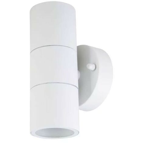 VTAC Applique murale Extérieur GU10 IP44 Blanche double faisceaux