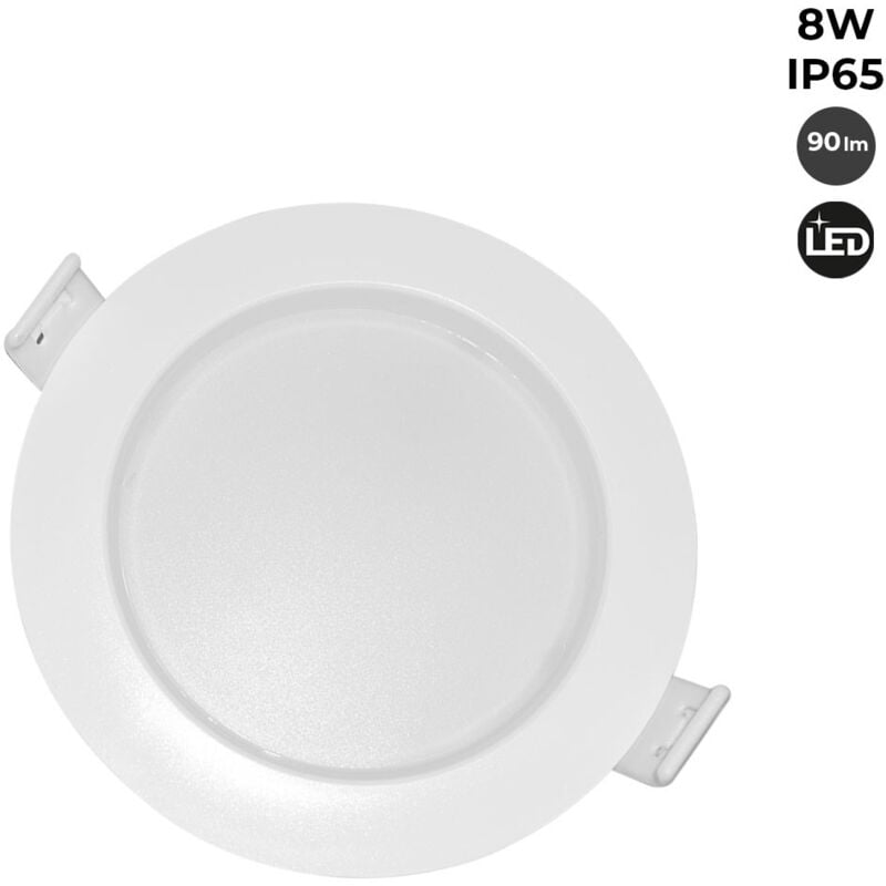 Barcelona Led - Spot led encastrable étanche - IP65 - 8W - Coupe ø 80-95mm - Blanc Froid