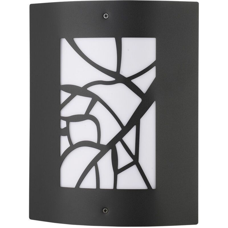 Arum Lighting – Applique extérieure noire E27 IP44 – Acier inoxydable – Dimensions 29x23x9cm – Pour terrasse et porte d'entrée Arum Lighting – Applique extérieure noire E27 IP44 – Acier inoxydable – Dimensions 29x23x9cm – Pour terrasse et porte d'entrée
