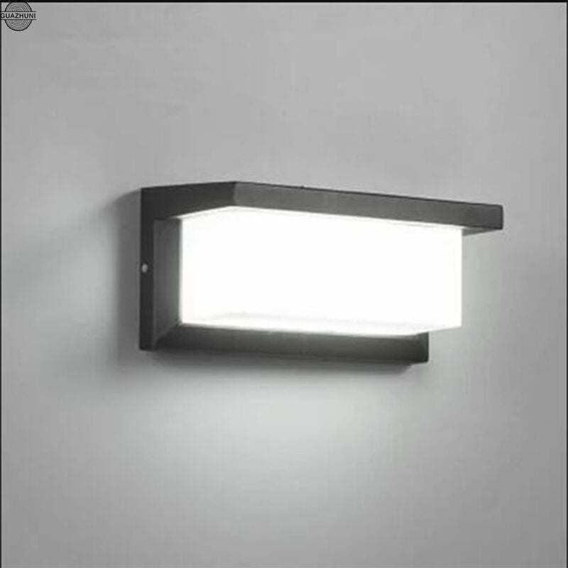 Applique Murale Extérieur LED 1200Lumen étanche IP65 Décoration Lumière Pour Cour Jardin Terrasse Patio Couloir Blanc Froid