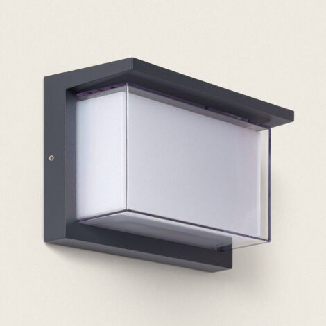 Applique murale extérieur LED à double diffuseur sélectionnable Valorian 12 W en aluminium CCT Anthracite