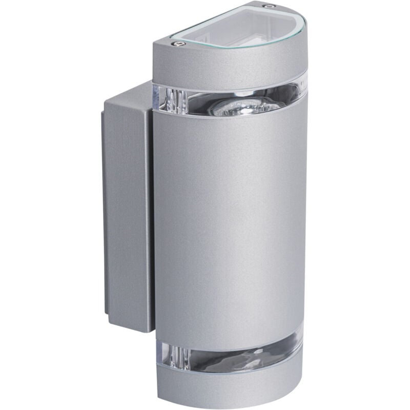 Eglo - Applique murale extérieure 2xGU10 arrondie Grise