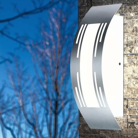 Applique murale extérieure à LED en acier inoxydable lampe de façade maison mur porte d'entrée éclairage applique murale