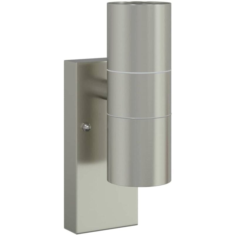 Applique Murale Extérieure Acier Inoxydable Argent IP44 vidaXL