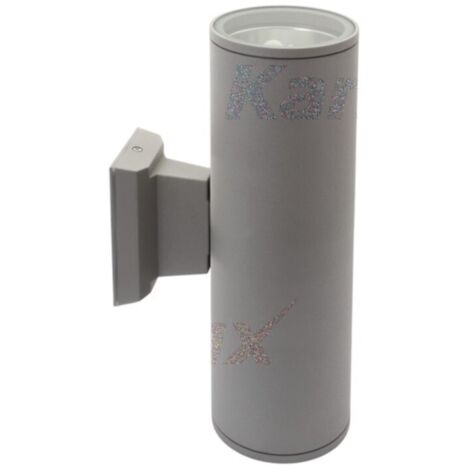 Applique murale exterieure  aluminium bi directionnelle e27 bart  kanlux 266811 266811