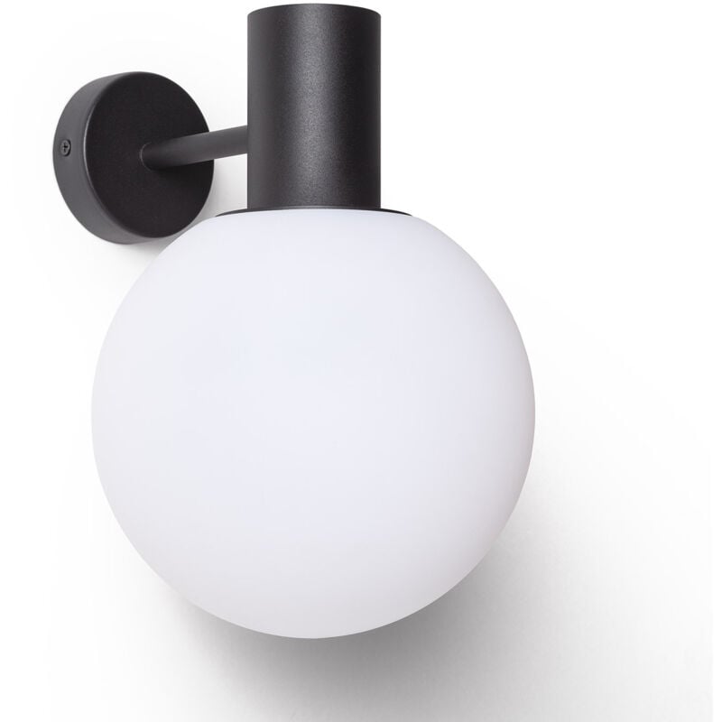 Ledkia - Applique Murale Extérieure Aluminium Tondu Noir