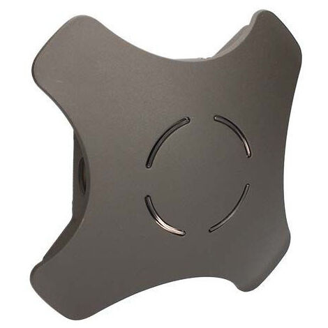 Applique murale extérieure anthracite 187x187x47mm LED indirecte 5W 3000K 450lm IP44 Babi ARLUX
