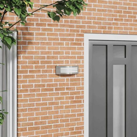 Applique Murale Extérieure Argent 32 x 10 x 10 cm vidaXL