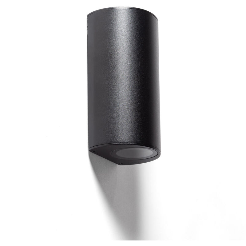 Applique Murale Extérieure Double Brong Noir