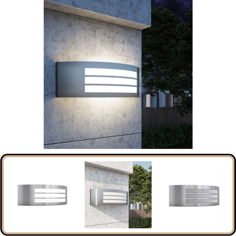 Applique murale extérieure en acier inoxydable - Applique Murale Exterieure - Éclairage Extérieur - Luminaire Extérieur - Applique Inox - Lumière