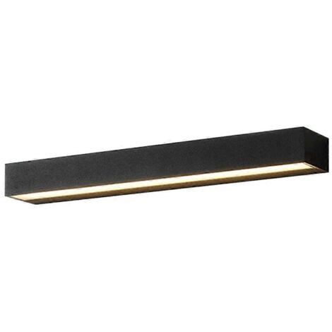 Applique murale extérieure étanche à ruban LED pour jardin ou porche, culot E-50cm, 30W