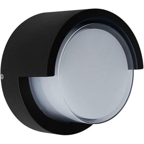 Applique murale extérieure étanche, spot encastré pour porche, patio, jardin et balcon (lumière chaude 3000K)