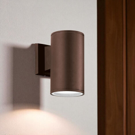Applique murale extérieure IP65 corten Tondo