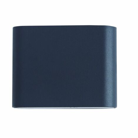 Applique Murale Extérieure LED 2x3W IP65 Graphite ZAMBELIS - Blanc chaud - 3000K