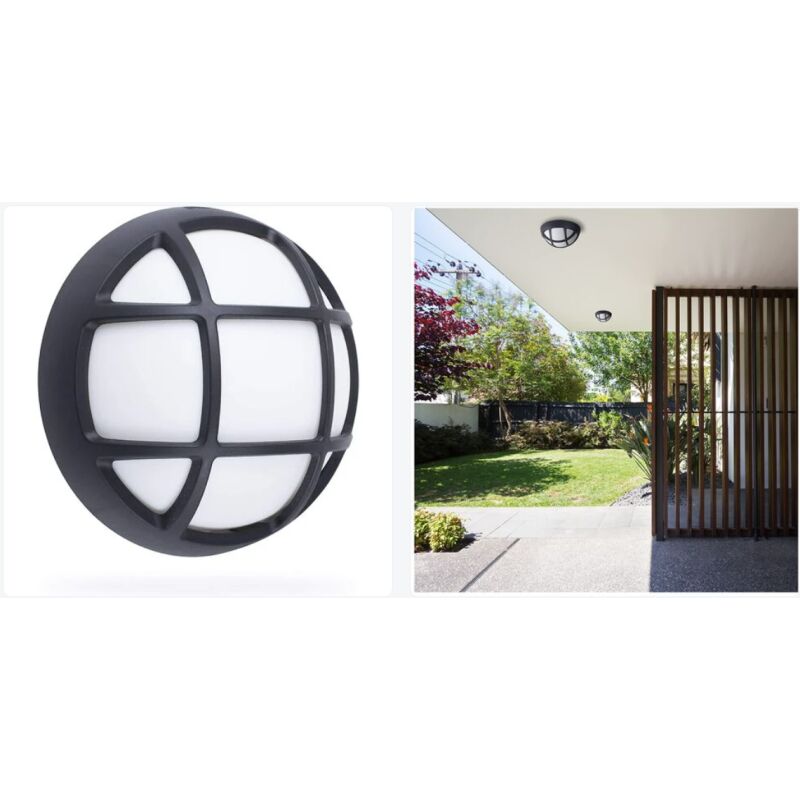 GOL-004-HB Applique led 4W extérieur Ø170mm plastique - Smartwares