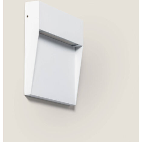 Applique Murale Extérieure LED 6.5W CCT Seleccionable en Saillie Carrée Jade Blanc