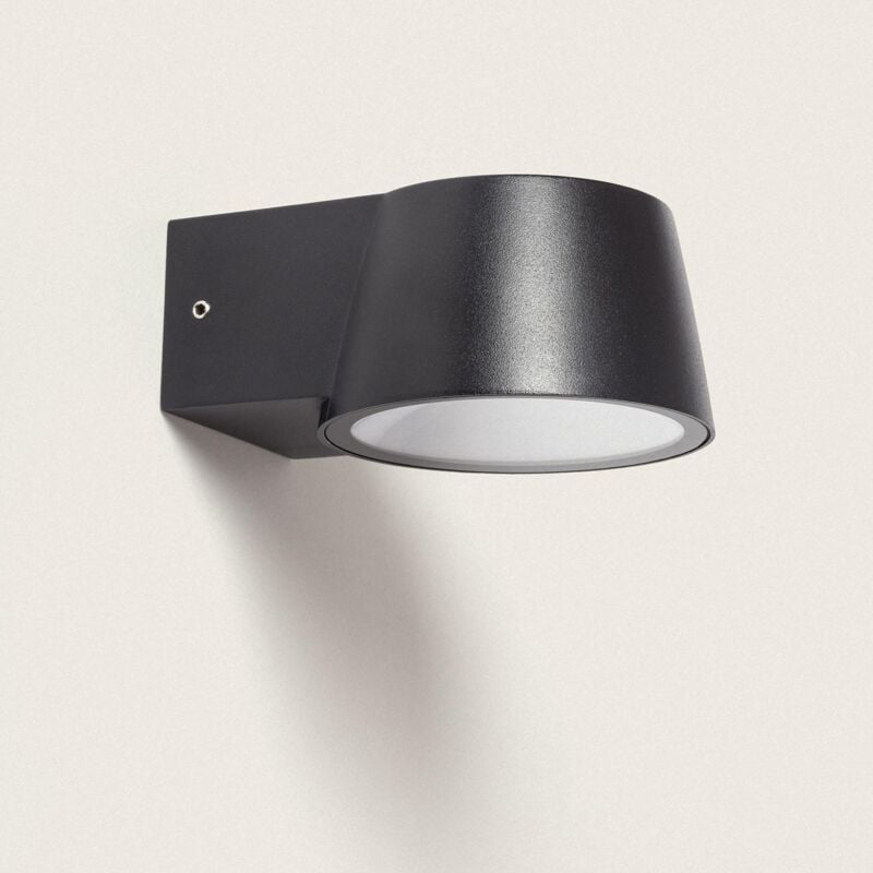 Efectoled - Applique Murale Extérieure led 7W Aluminium Dumai Noir mat
