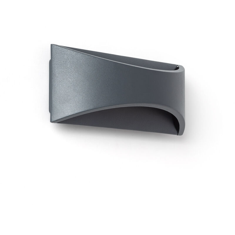 Applique Murale Extérieure led 7 w Aluminium Éclairage Double Face cct Sélectionnable Gedved Anthracite