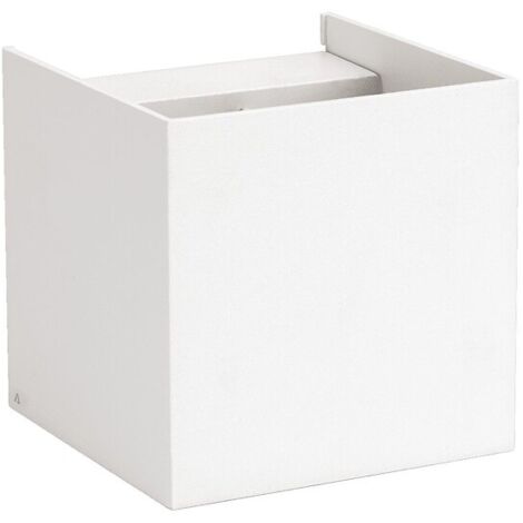 Applique murale extérieure LED CUBE 2X5 W 350 lm 4000K blanc - ASLO