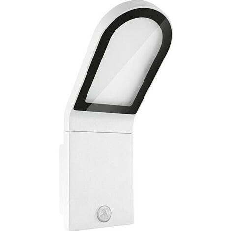 applique murale exterieure led edge sensor 12w 3000i blanc