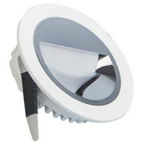 Applique Murale Extérieure LED Encastrable D103 8W IP54 Blanc  ZAMBELIS FS - 20 ° - Blanc chaud - 3000K