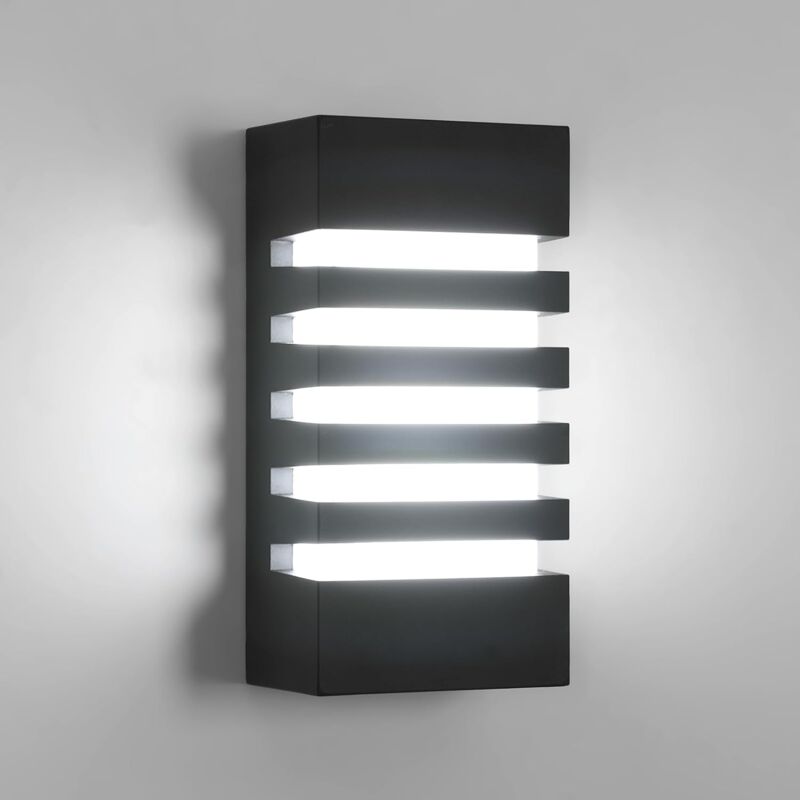 Applique murale extérieure led moderne, applique murale intérieure 18 w IP65 étanche, applique murale pour balcon, jardin, porche, chemin, patio,