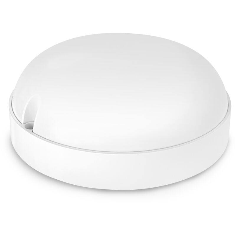 Applique murale extérieure LED ronde avec capteur matel 12w blanc froid