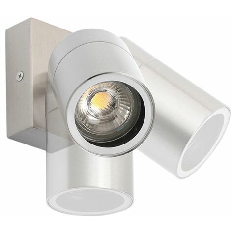 Applique murale extérieure en acier IP44 rotative et inclinable - Solo Qazqa Moderne Luminaire exterieur IP44 Cylindre / rond