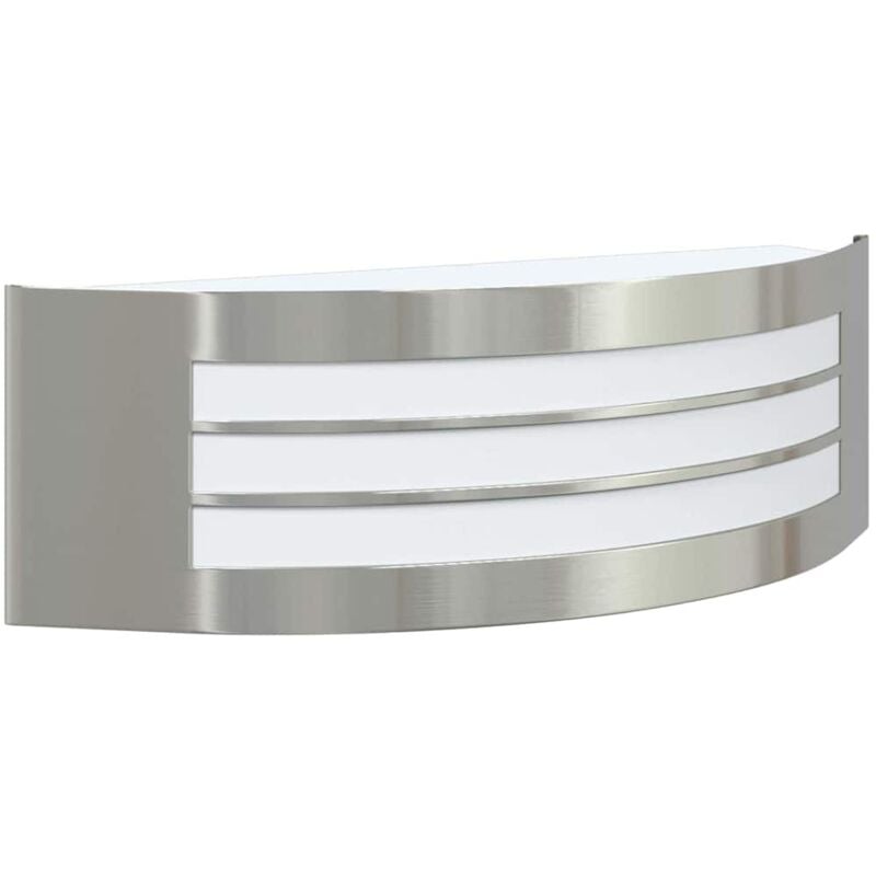 Vidaxl - Applique Murale Extérieure Acier Inoxydable Argent IP44