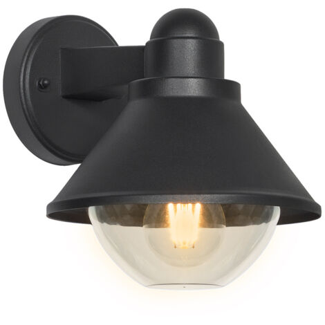 Applique murale extérieure noire E27 IP44 Candellux