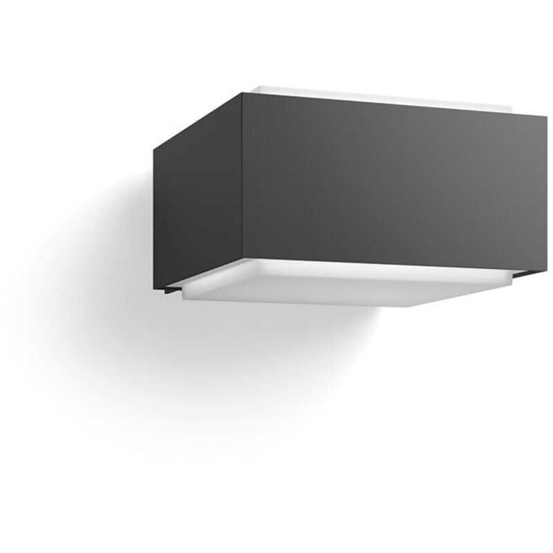 Hedgehog Applique murale extérieure max. 1x42W E27, 9x16x18 cm - Anthracite - Philips