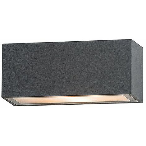 Applique Murale Extérieure Pour Ampoule LED E27 IP44 Graphite ZAMBELIS