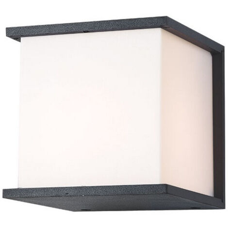 Applique Murale Extérieure Pour Ampoule LED E27 IP54 Graphite ZAMBELIS E217