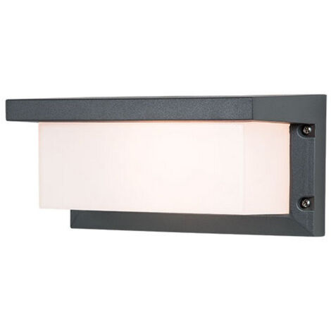Applique Murale Extérieure Pour Ampoule LED E27 IP54 Graphite ZAMBELIS E218