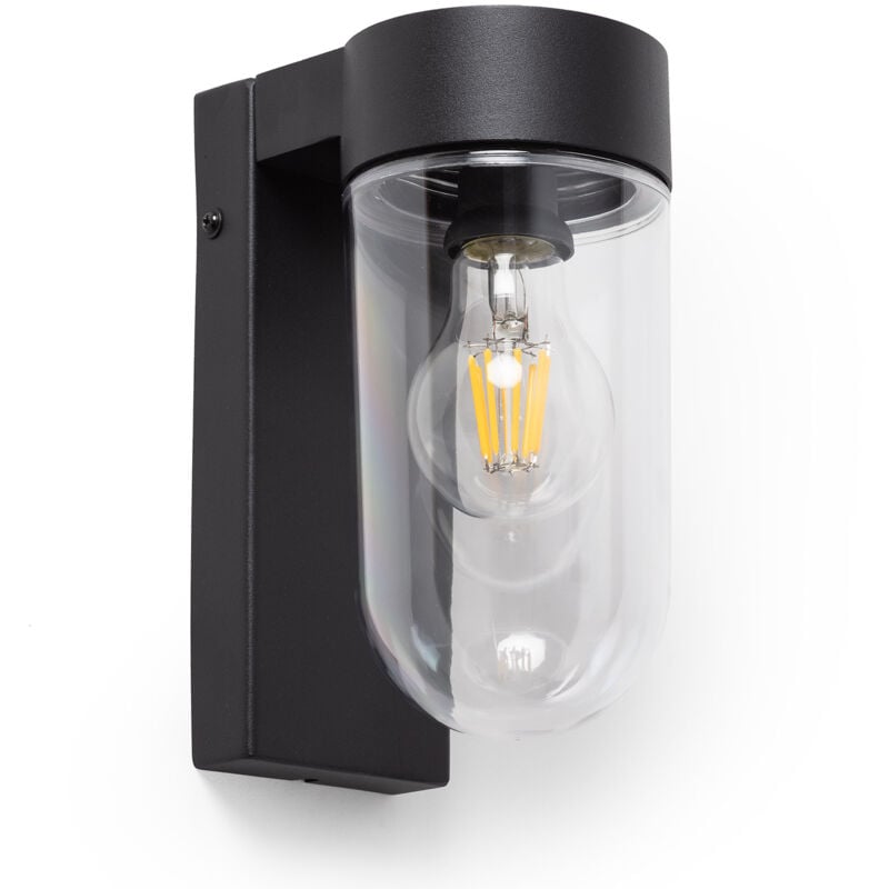 Applique Murale Extérieure Solaire led 1,5W Aluminium Enzo Noir