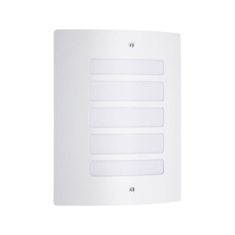 Applique murale extérieure todd Brilliant Blanc - Métal et plastique - E27 max 60 w