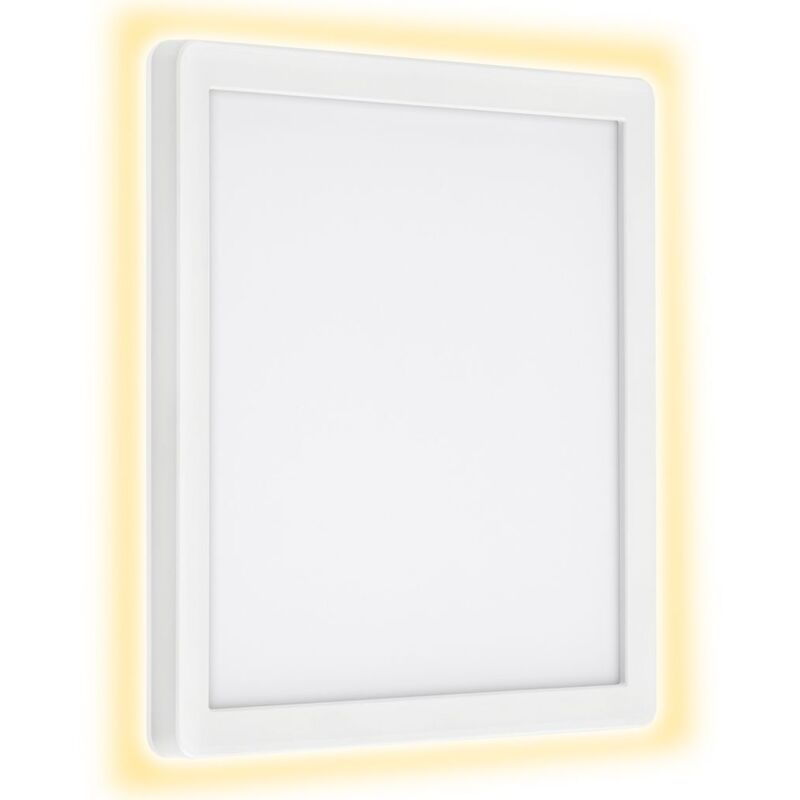 Applique murale led d'extérieur IP44 - 25x25x2,8 cm - lampe d'extérieur panneau avec rétroéclairage 15W 2000lm 4000K lumière blanc neutre mur maison