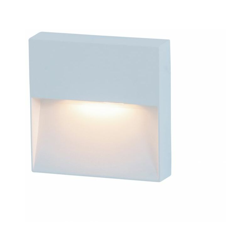 Balise Murale Extérieure led 6W IP65 Blanc Sablé Zambelis Blanc chaud - 3000K