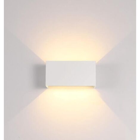 applique Murale Extrieure Pour Balcon Tanche Super Brillante Led Haut Et Bas Double Tte 24w Blanc