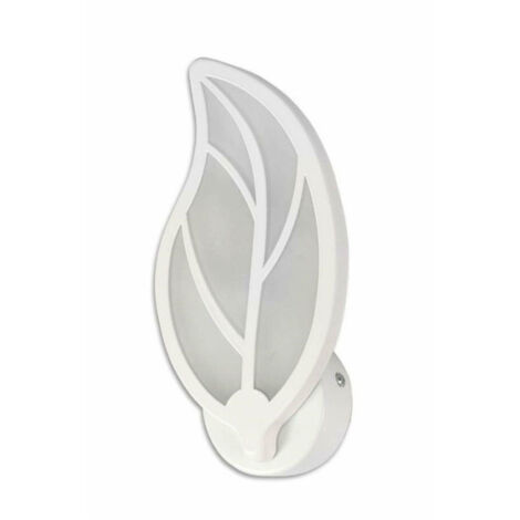 Applique Murale Feuille 7 Watt Lampe Abat Jour Lumière Froide Chaude Naturelle E32