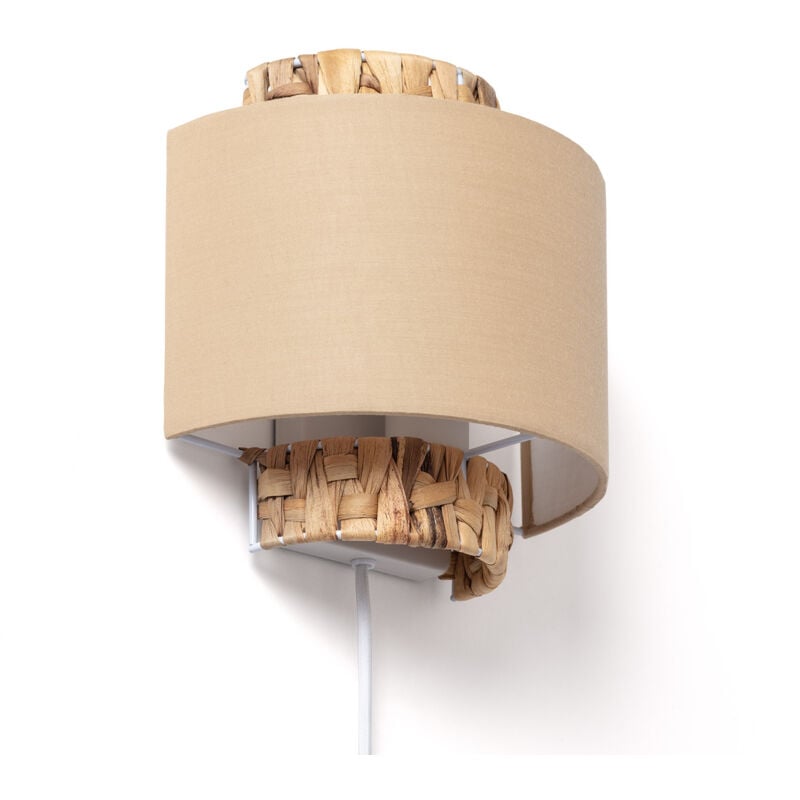 Applique Murale Fibres Naturelles Orléans Beige