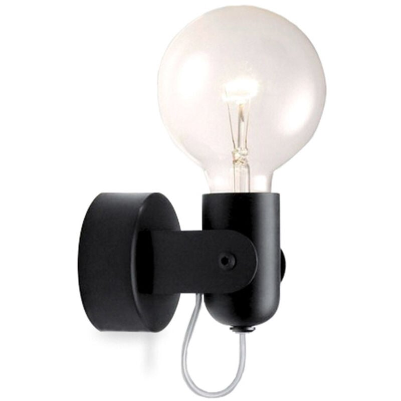 Privatefloor - Applique Murale - Métal - Finn Noir