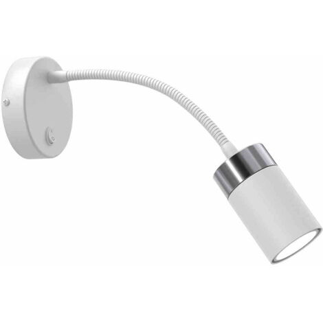 Applique murale flexible JOKER BLANC/CHROME 1xGU10