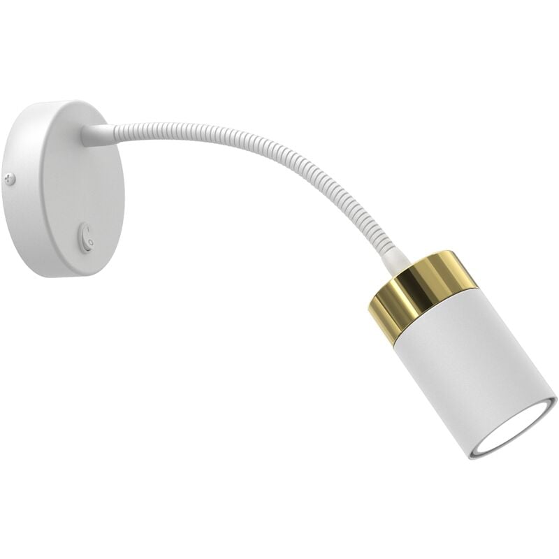 Milagro - Applique murale flexible joker blanc/or 1xGU10