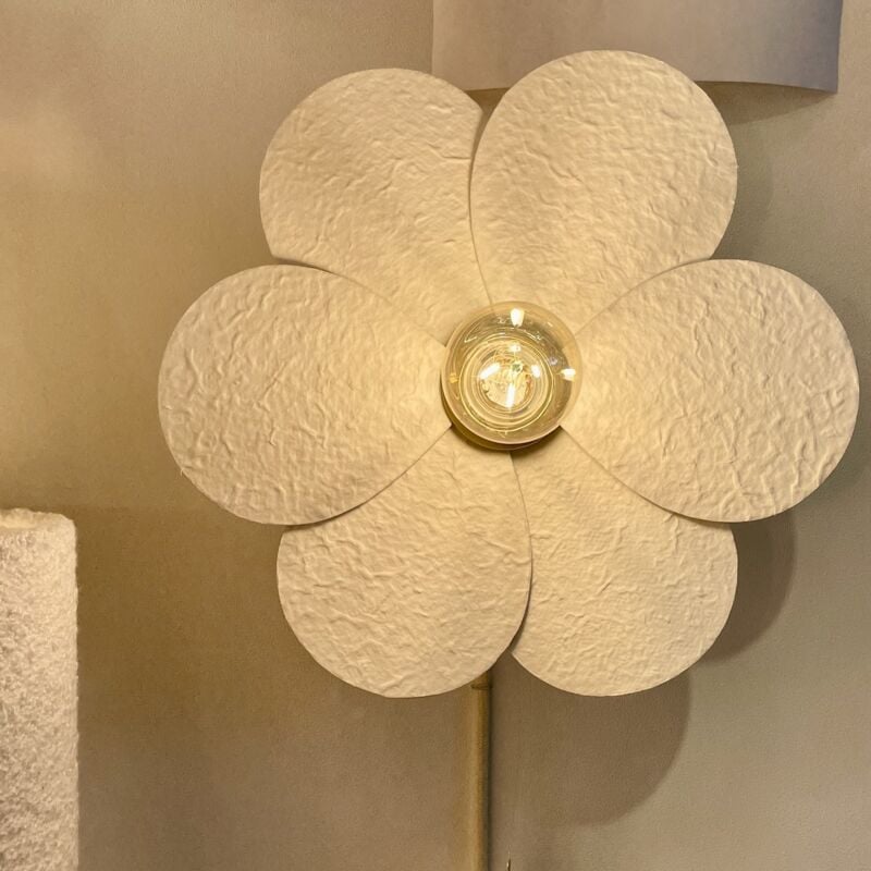 Applique murale Flora papier mâché D32cm