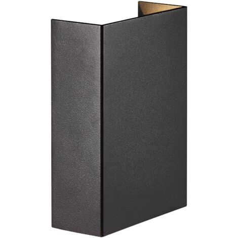 Applique murale FOLD 10  Aluminium Noir, H.14,9  IP54  LEDModule /Nordlux  Extérieur