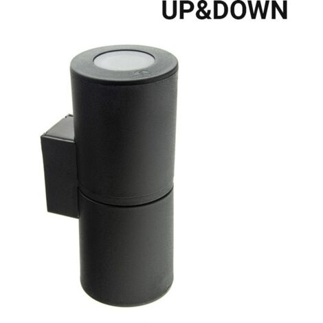 Applique murale "FUMAGALLI Franca 90 2L" GU10 CCT 7W IP55 - Noir