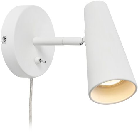Applique murale gu10 max 7w blanc mat - markslojd - crest